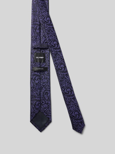 OLYMP Stropdas van puur zijde Paars - 2