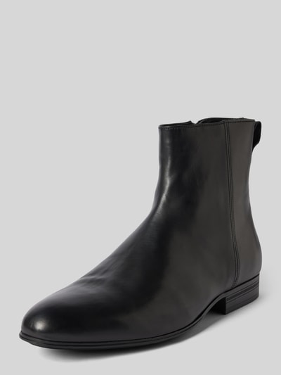 CK Calvin Klein Lederboots mit Reißverschluss Black 1