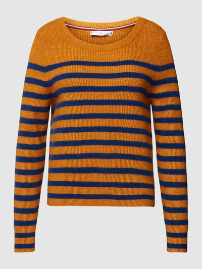 Tommy Hilfiger Strickpullover mit Streifenmuster Modell 'BLEND' Metallic Blue 2