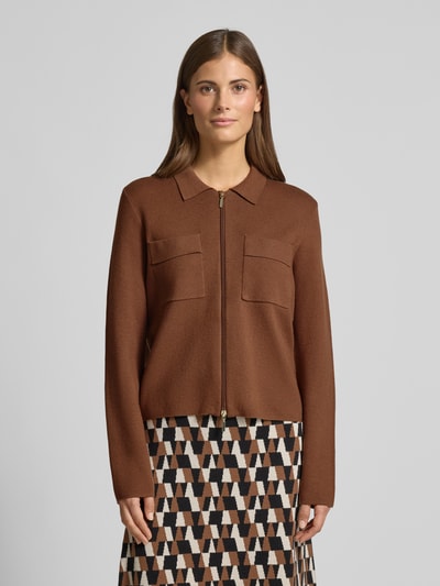 Christian Berg Woman Kurtka z dzianiny z wykładanym kołnierzem Koniakowy 4