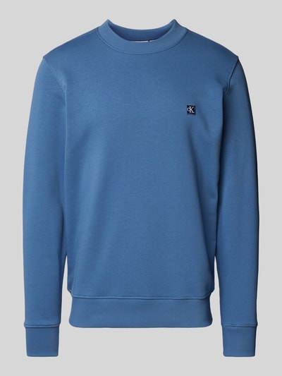 Calvin Klein Jeans Sweatshirt mit Label-Patch Blau 2