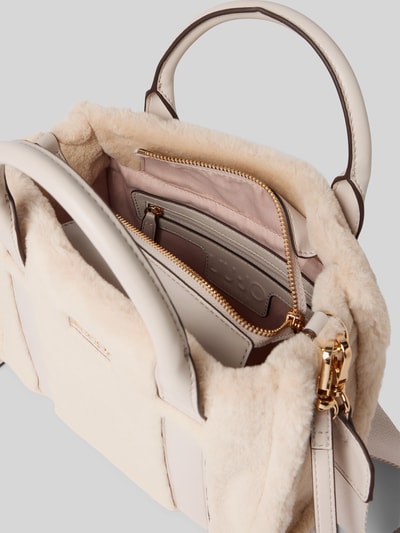 Liu Jo White Handtasche aus Kunstfell Offwhite 4