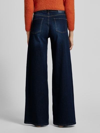 Cambio Flared jeans met 5-pocketmodel, model 'PALAZZO' Donkerblauw - 5