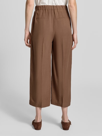 someday. Culotte mit Leinen-Anteil und elastischem Bund Modell 'Celino' Hellbraun 5