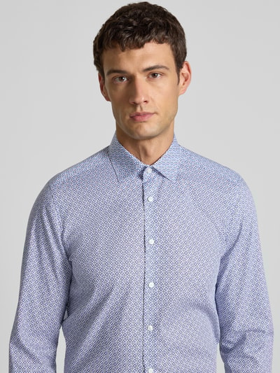 OLYMP Level Five Slim Fit Business-Hemd mit Kentkragen Blau 3