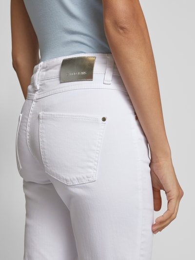 Cambio Jeansy o skróconym kroju regular fit model ‘POSH’ Biały 3