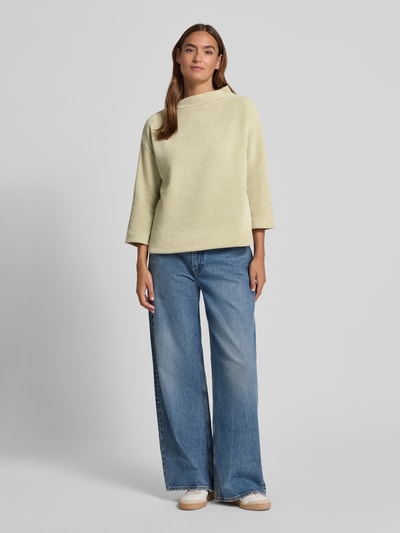 OPUS Sweatshirt met 3/4-mouwen, model 'Goheme' Mintgroen - 1