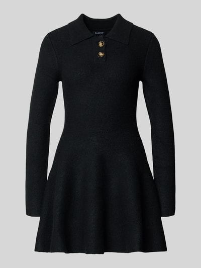 Bardot Tailliertes Cocktailkleid mit Woll-Anteil Modell 'LEXTER' Black 2