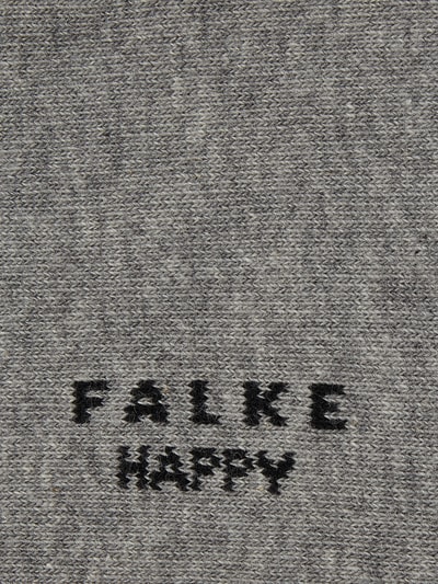 Falke Socken mit Stretch-Anteil Modell 'Happy' Mittelgrau Melange 3