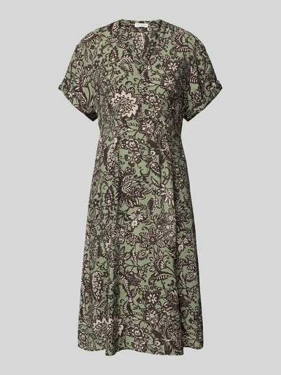 Marc O'Polo Ausgestellt Freizeitkleid aus Viskose-Mix Hellgruen 2