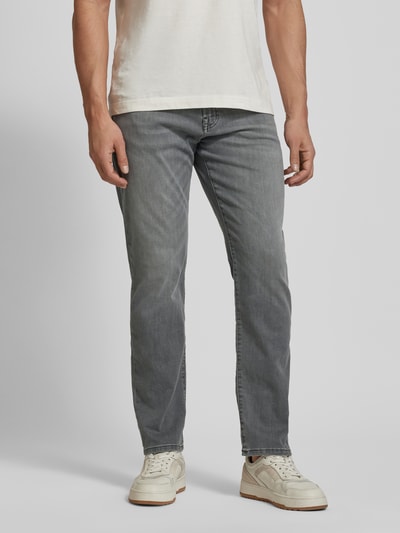 BOSS Orange Regular fit jeans in 5-pocketmodel, model 'RE.MAINE' Zilver - 4