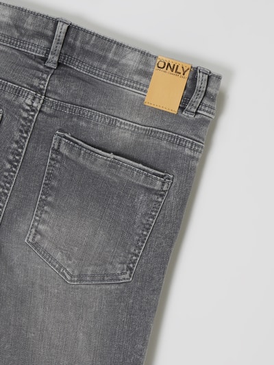 Only Skinny Fit Jeans mit Stretch-Anteil  Mittelgrau 3