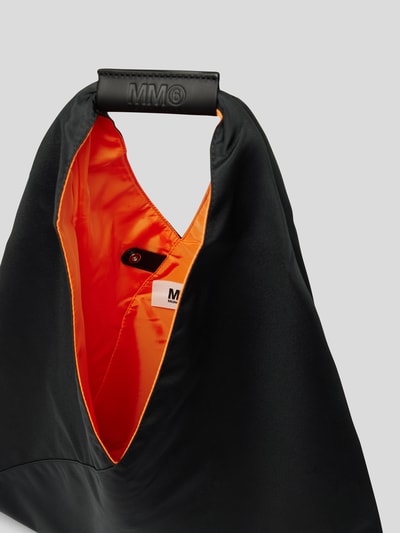 Maison Margiela Handtasche mit Label-Details Schwarz 6