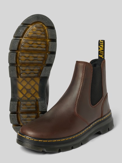 Dr. Martens Chelsea Boots aus echtem Leder mit Label-Patch Mittelbraun 4