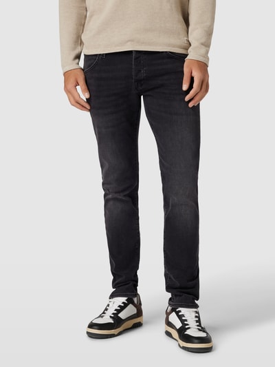 Jack & Jones Slim Fit Jeans im 5-Pocket-Design Modell 'GLENN' Black 4