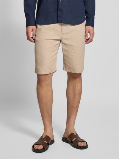 Jake*s Studio Men Bermudas mit elastischem Bund  Taupe 4