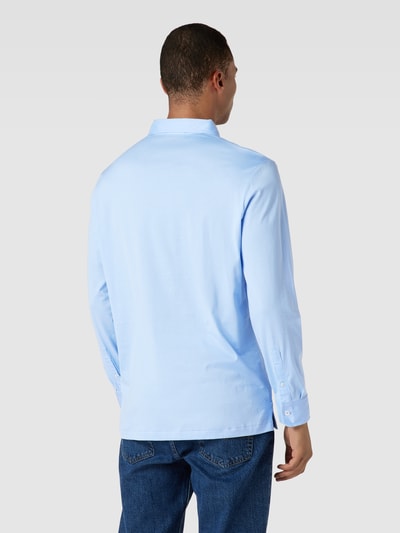 Polo Ralph Lauren Poloshirt mit kurzer Knopfleiste Hellblau 5
