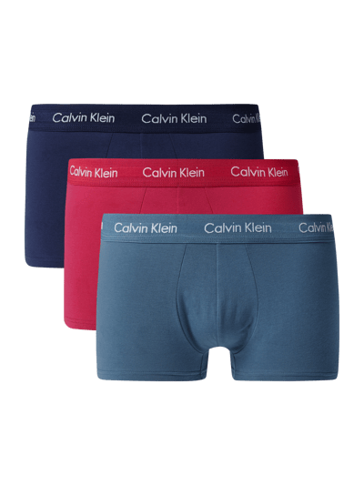 Calvin Klein Underwear Obcisłe bokserki o kroju Classic Fit w zestawie 3 szt. Granatowy 1