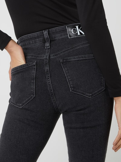 Calvin Klein Jeans Skinny Fit High Rise Jeans mit Stretch-Anteil  Black 3