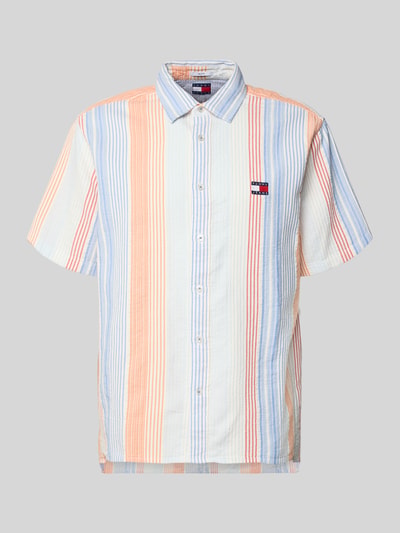 Tommy Jeans Relaxed Fit Freizeithemd aus reiner Baumwolle Orange 2