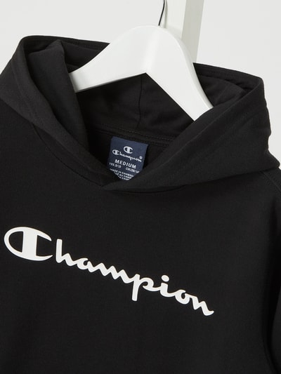 CHAMPION Hoodie mit Logo Black 2