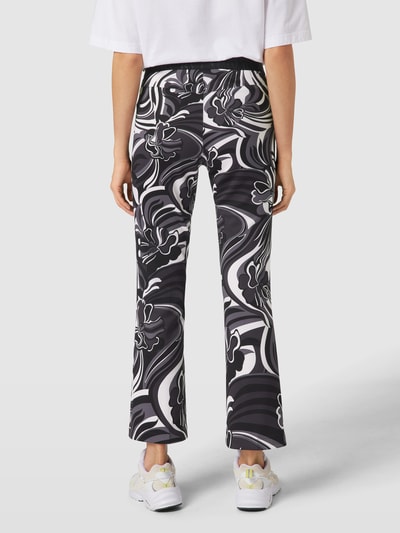 Cambio Stretchhose mit Allover-Muster Modell 'Ranee easy kick' Schwarz 5