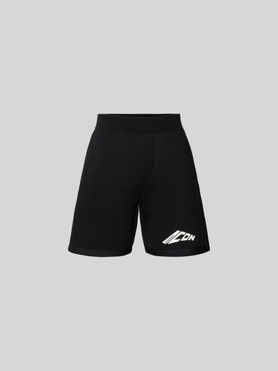 Dsquared2 Sweatshorts mit elastischem Bund Black 1