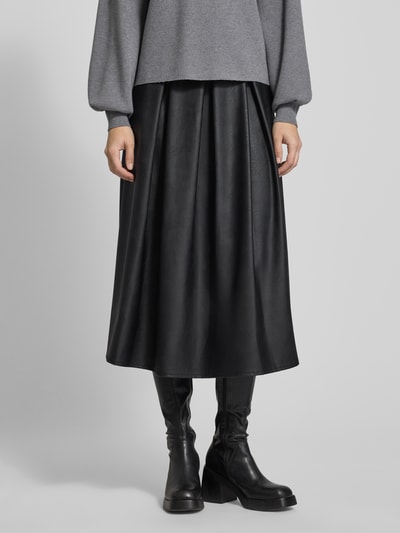 ZABAIONE Midirok met elastische band Zwart - 4