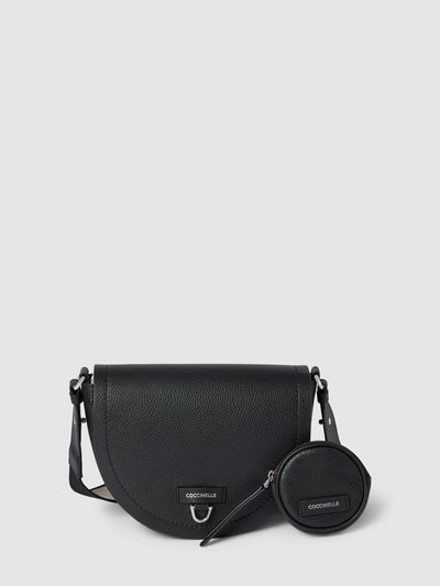 Coccinelle Torebka saddle z detalem z logo model ‘BLAIRE’ Czarny 2