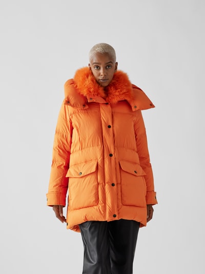 Army by Yves Salomon Daunenjacke mit Kapuze  Dunkelorange 4