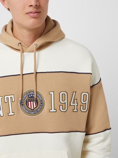 Gant Oversized hoodie in college-look  Offwhite - 3