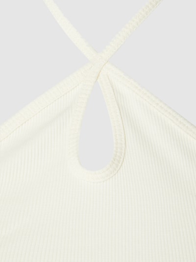 Only Crop Top mit Neckholder Modell 'Elva' Offwhite 2