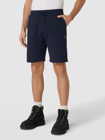 Napapijri Korte straight fit broek met elastische band Marineblauw - 4