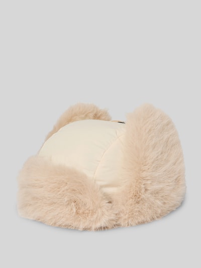 Barts Regular Fit Mütze mit Kunstfellbesatz Modell 'Hawka' Offwhite 1