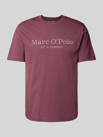 Marc O'Polo Regular Fit T-Shirt aus reiner Baumwolle Purple 2