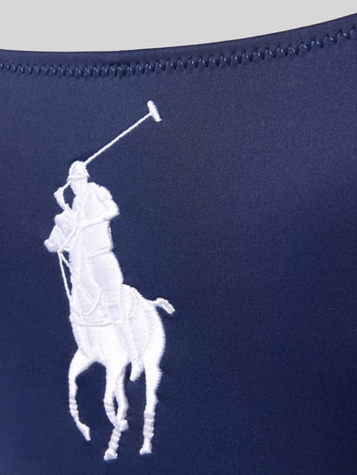 Produktfoto, kostium kąpielowy 'Badeanzug mit Logo-Stitching' od Polo Ralph Lauren, efekt: jednolity kolor, wykończenie materiału: stretch, wyhaftowane logo