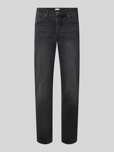 Brax Straight Fit Jeans aus Baumwoll-Mix Modell 'Cadiz' Black 2