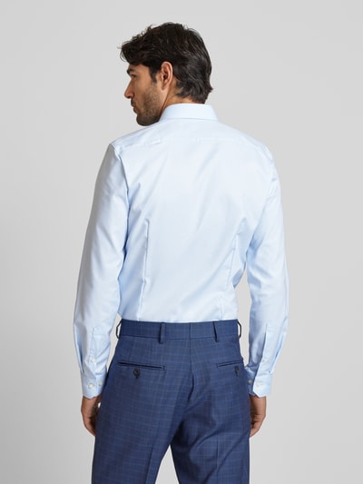 OLYMP No. Six Super slim fit zakelijk overhemd met kentkraag Bleu - 5