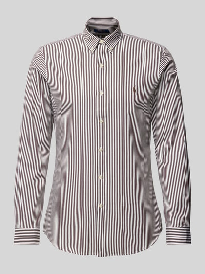 Polo Ralph Lauren Regular Fit Freizeithemd mit Label-Stitching Hellbraun 1