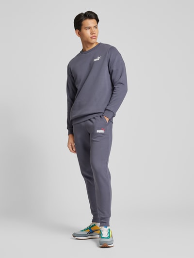 PUMA PERFORMANCE Regular Fit Sweatpants mit Label-Print Anthrazit 1