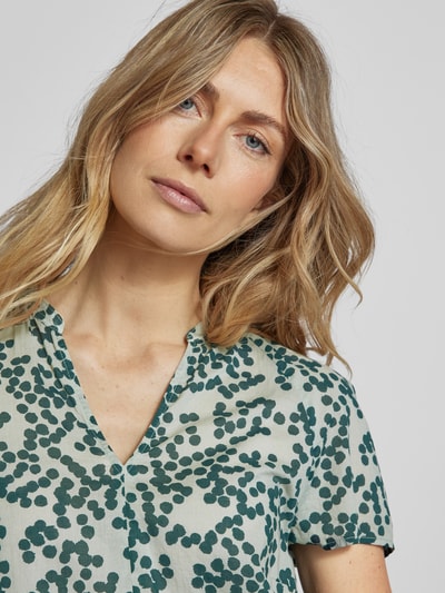 Marc O'Polo Blouse met tuniekkraag Mintgroen - 3