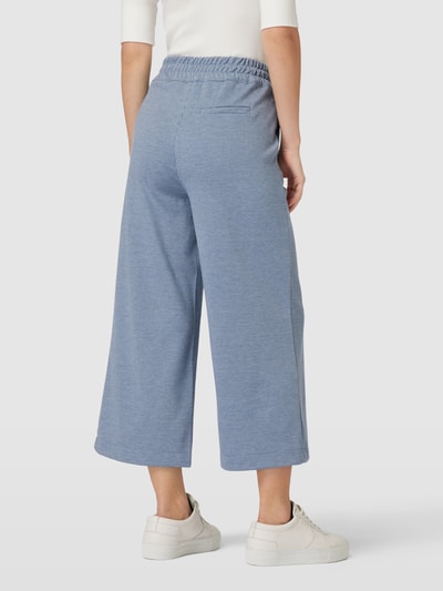 Jake*s Casual Culotte met fijn all-over motief Jeansblauw - 5