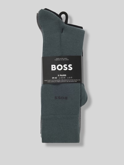 BOSS Sokken in een set van 5 paar voor katoenmix Blauw - 2