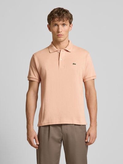 Lacoste Regular Fit Poloshirt mit Label-Patch Rostrot 4