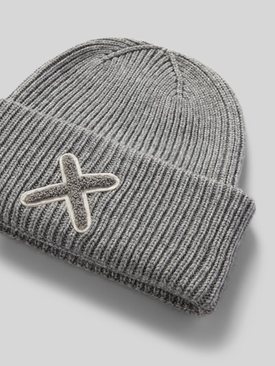 Unio Beanie mit Kaschmir-Anteil Hellgrau 2