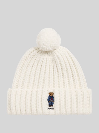 Polo Ralph Lauren Mütze aus Schurwoll-Mix Offwhite 2