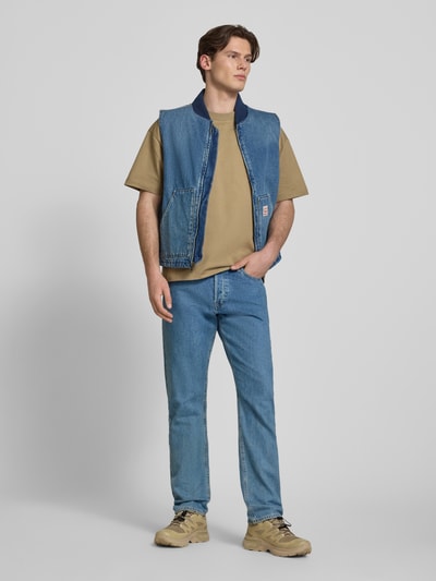 Marc O'Polo DENIM Boxy Fit T-Shirt aus reiner Baumwolle Hellbraun 1