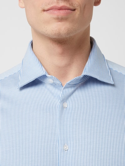 SEIDENSTICKER REGULAR FIT Regular Fit Business-Hemd aus Jersey Bleu 3