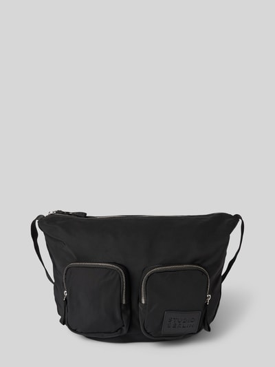 STUDIO BERLIN Umhängetasche mit Label-Patch Modell 'TEGEL' Black 2