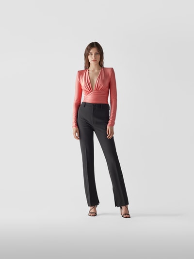 Alexandre Vauthier Body mit V-Ausschnitt Rosa 1